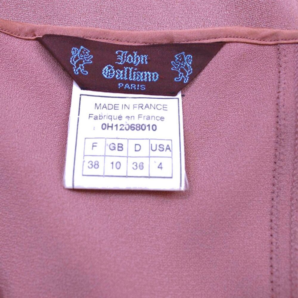 JOHN GALLIANO Vintage Fall 2000 On-The-Bias Lingerie Inspired Cocktail Dress - Picture 11 of 11